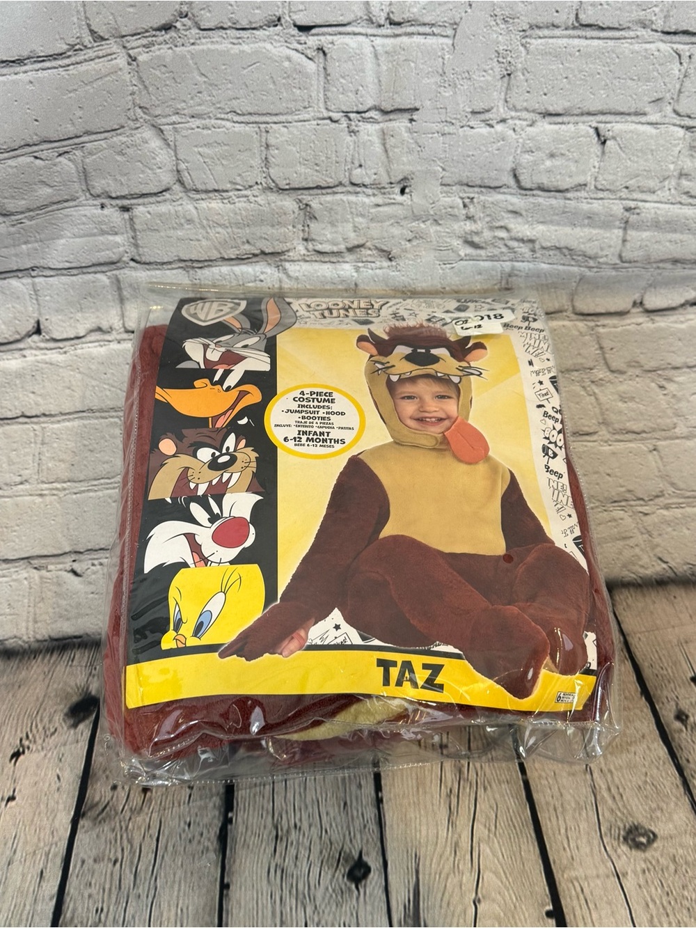 Looney Tunes Taz Baby Halloween Costume